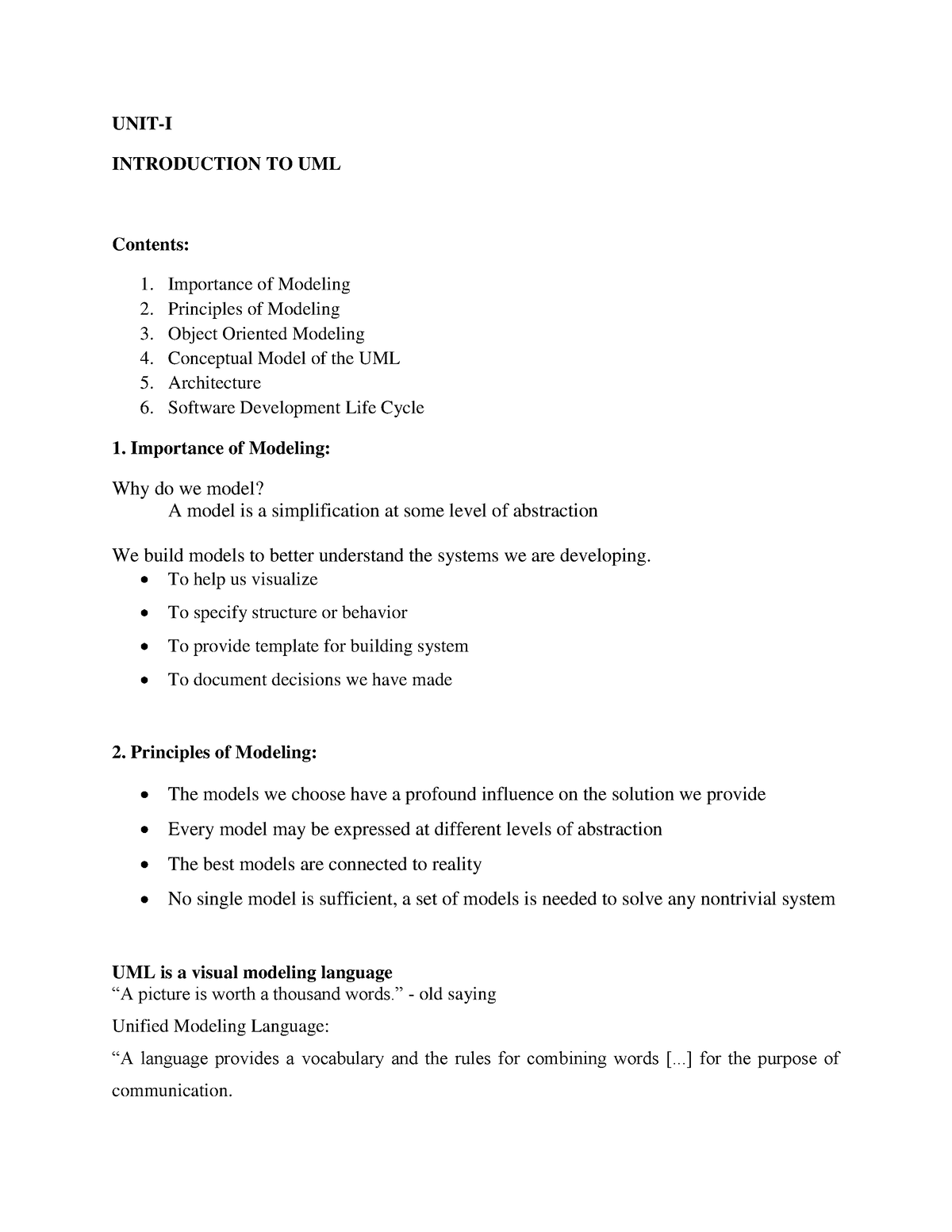 ooad-notes-unit-1-unit-i-introduction-to-uml-contents-importance-of