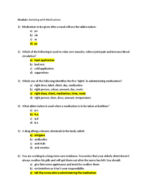 Module 3 B Exam - Module 3 – Body Systems Test B Musculoskeletal System ...