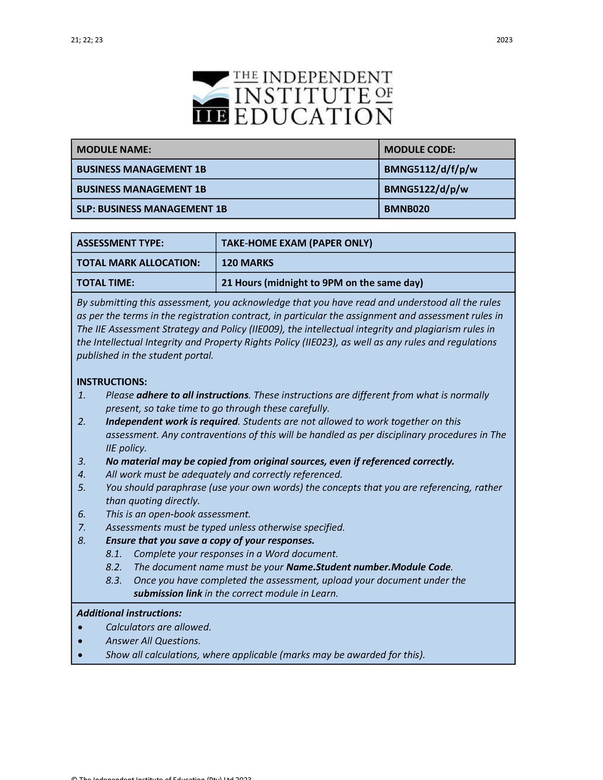 BMNG5122Ea THE - Summary Media Studies 2 - MODULE NAME: MODULE CODE ...