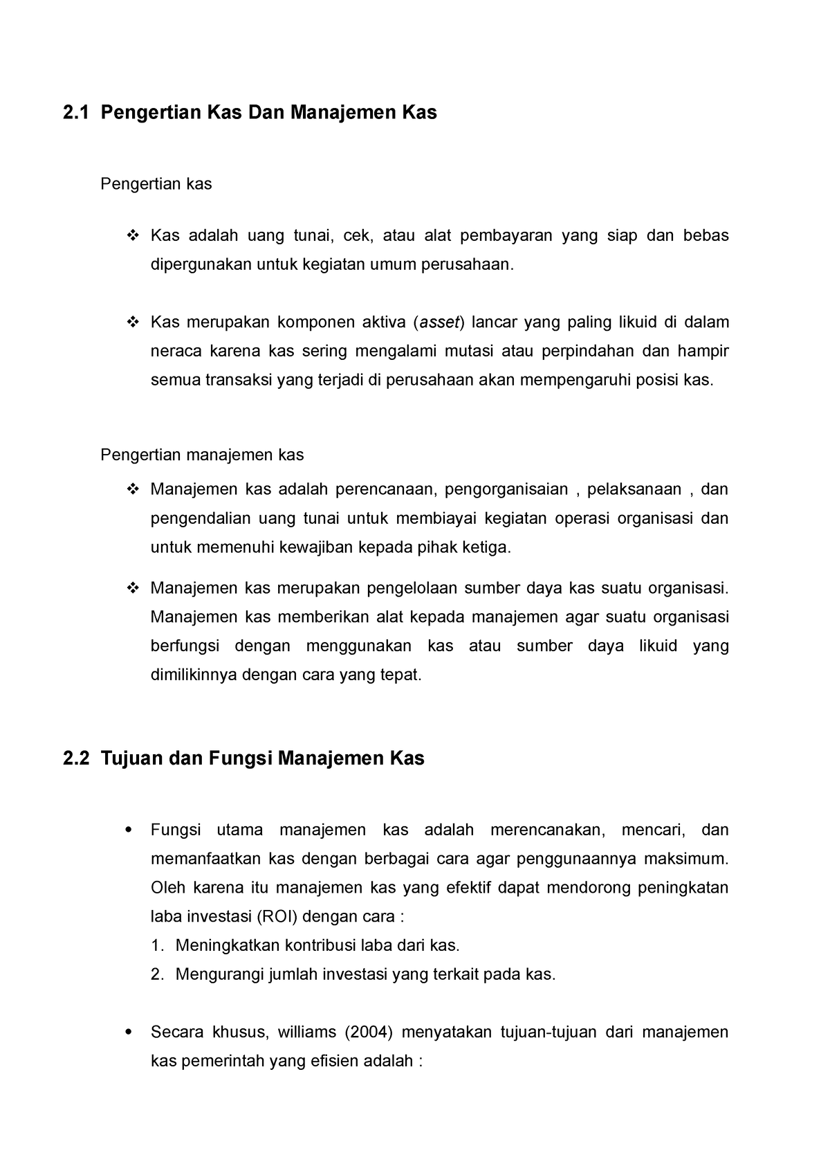 Manajemen Keuangan Manajemen Kas - 2 Pengertian Kas Dan Manajemen Kas ...