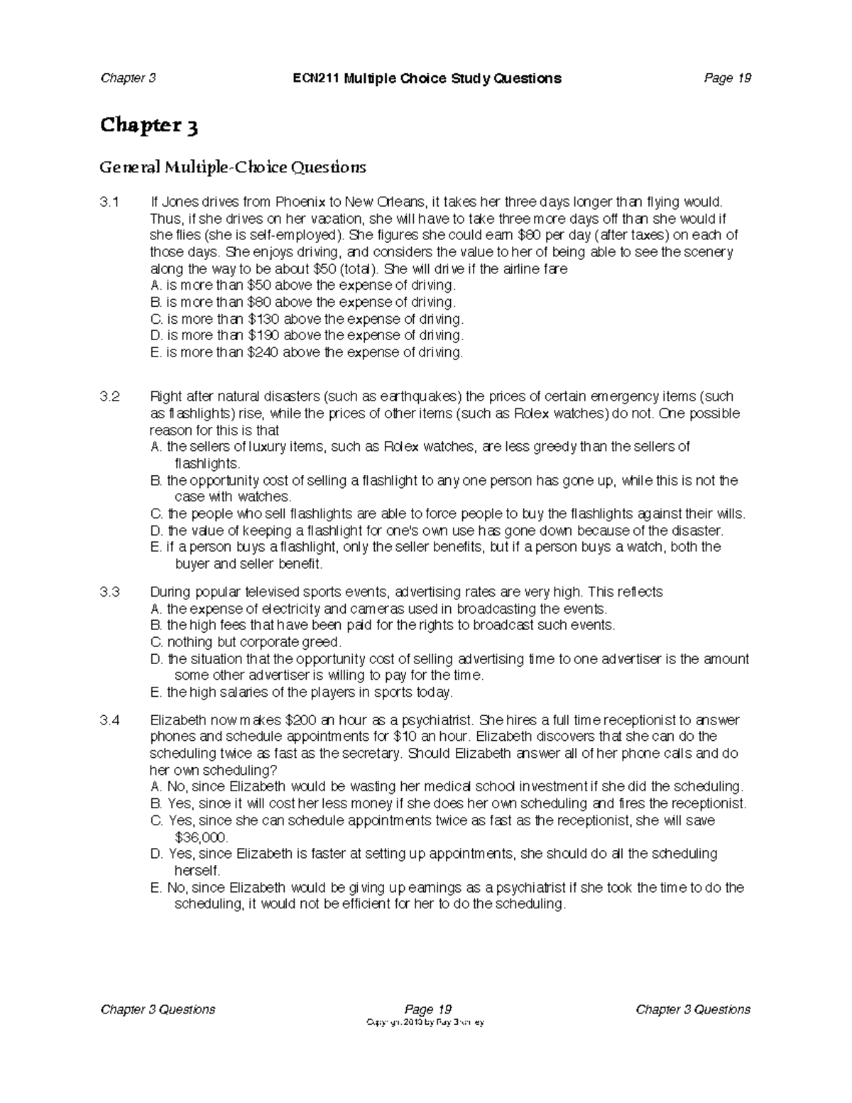 Studyguide Ma Ch 3 - Chapter 3 - Chapter 3 ECN211 Multiple Choice Study ...