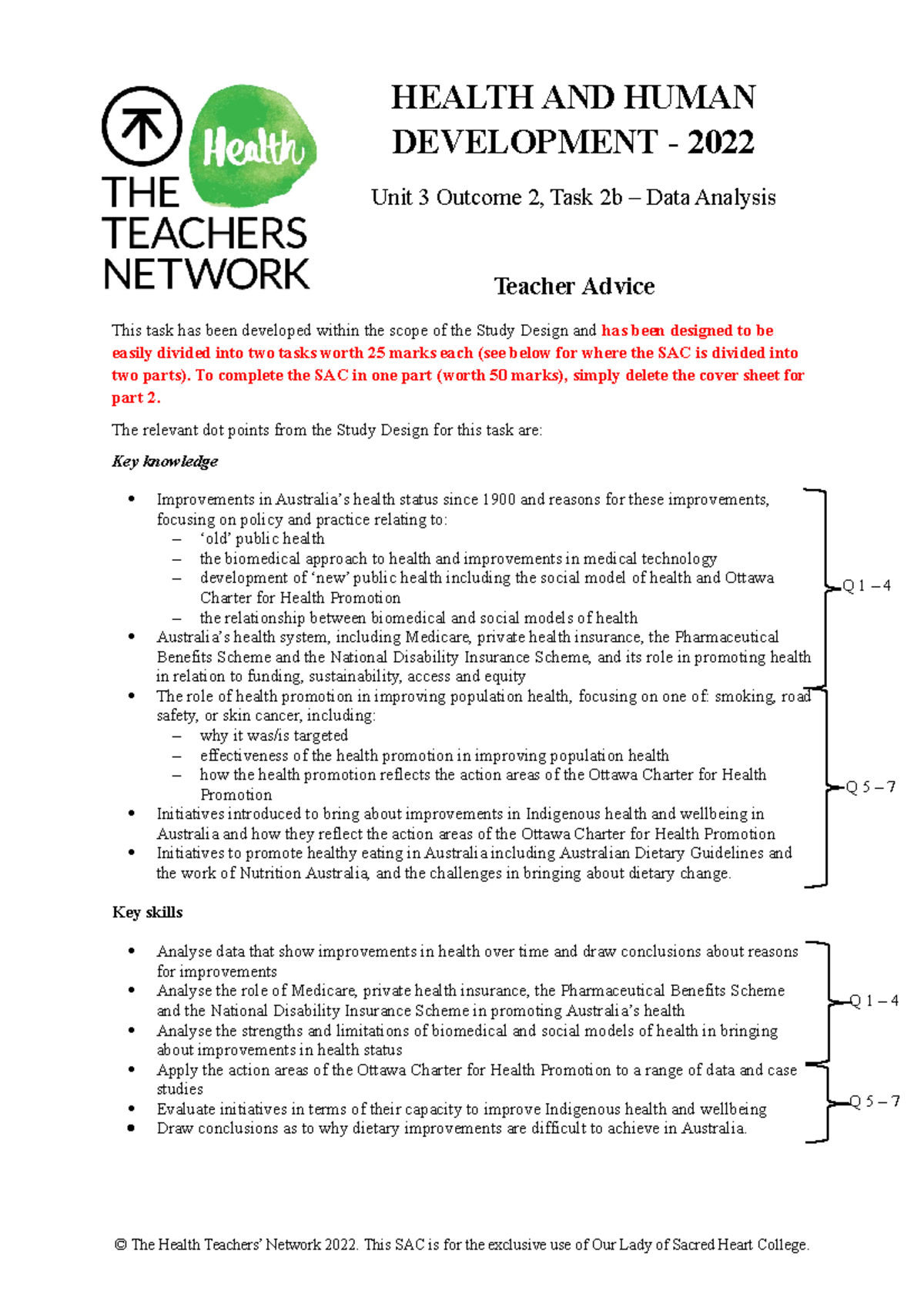 Unit 3 2022 SAC 2b1 - practise sacs - Studocu