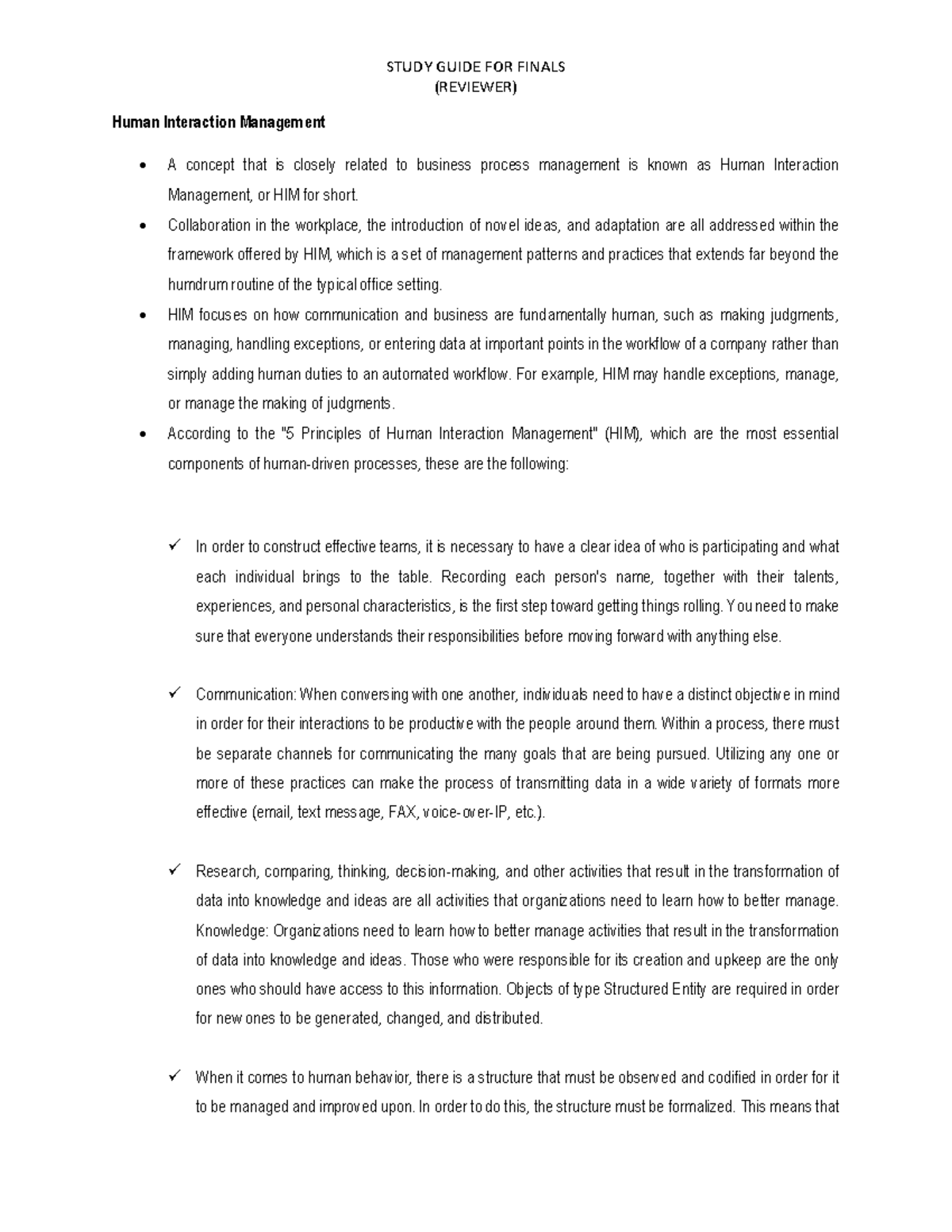 ERP - Reviwer 3 Human Interaction Management - (REVIEWER) Human ...