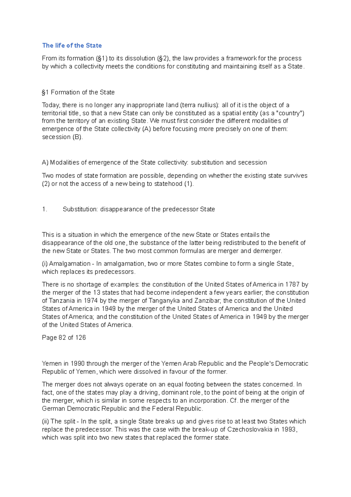 The life of the State 2 - International Law chapter 1 - Deprecated API ...