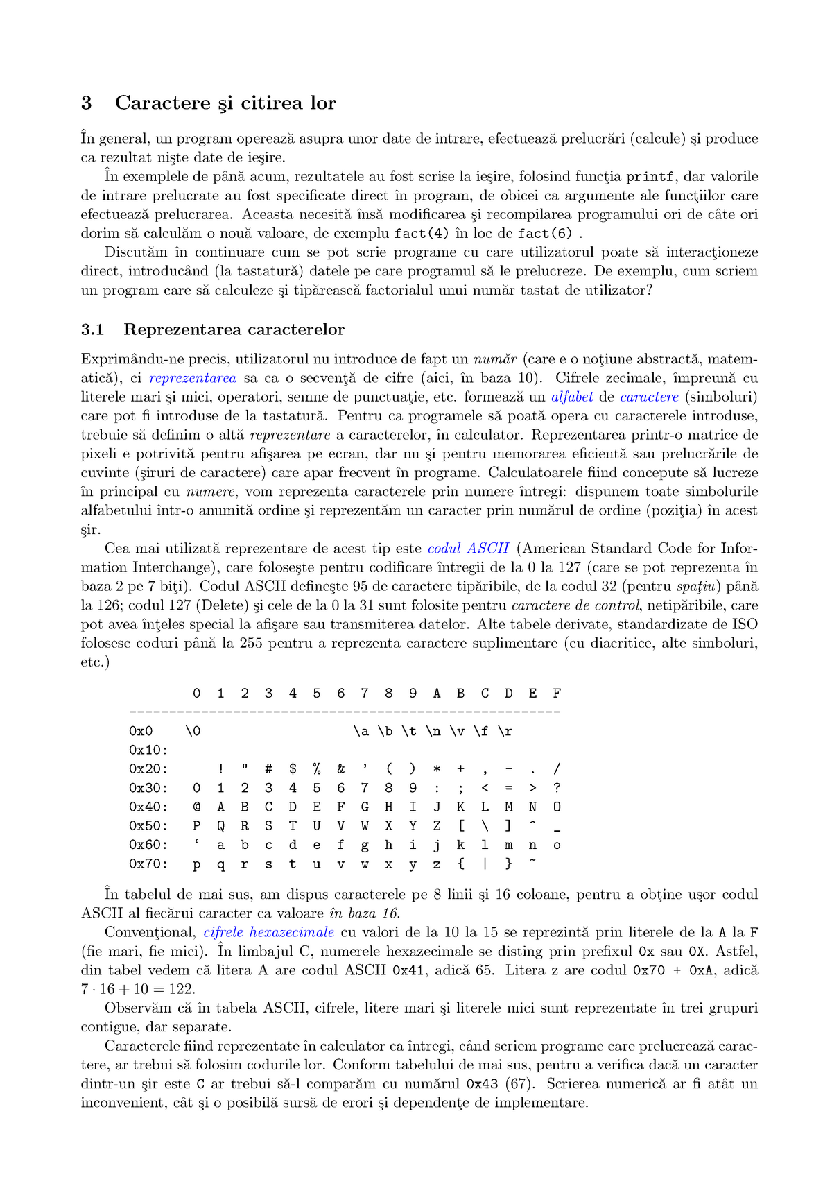 Notes 3 - Rezumat Programarea Calculatoarelor și Limbaje De Programare ...