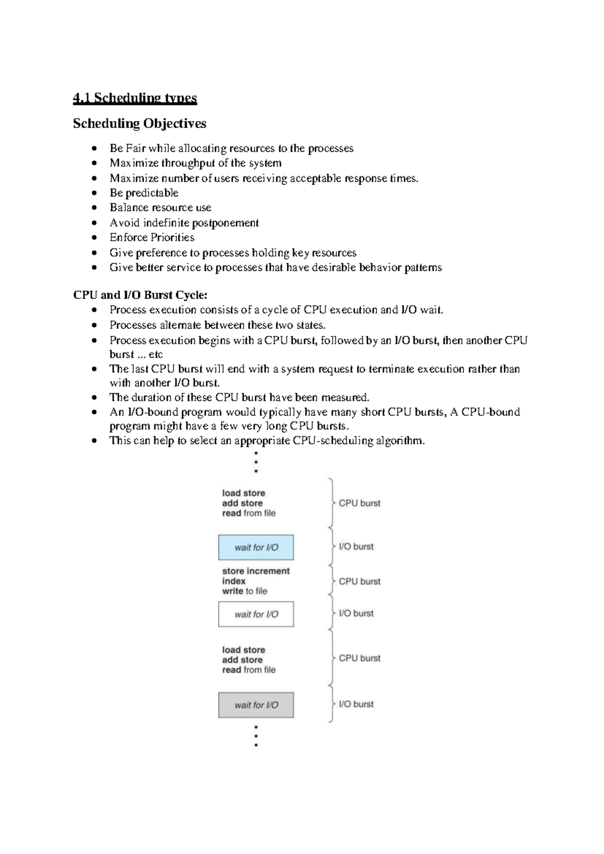 cpu-scheduling-numericals-4-scheduling-types-scheduling-objectives