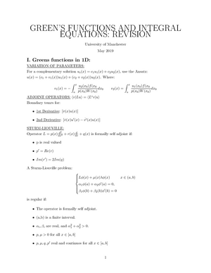 Eg Sheet 3 - Example Sheet 3 Topics Covered: Adjoint Boundary Value ...