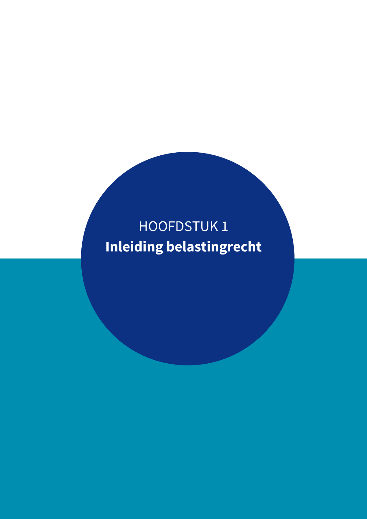 H1 Inleiding Belastingrecht Opdrachten - HOOFDSTUK 1 Inleiding ...