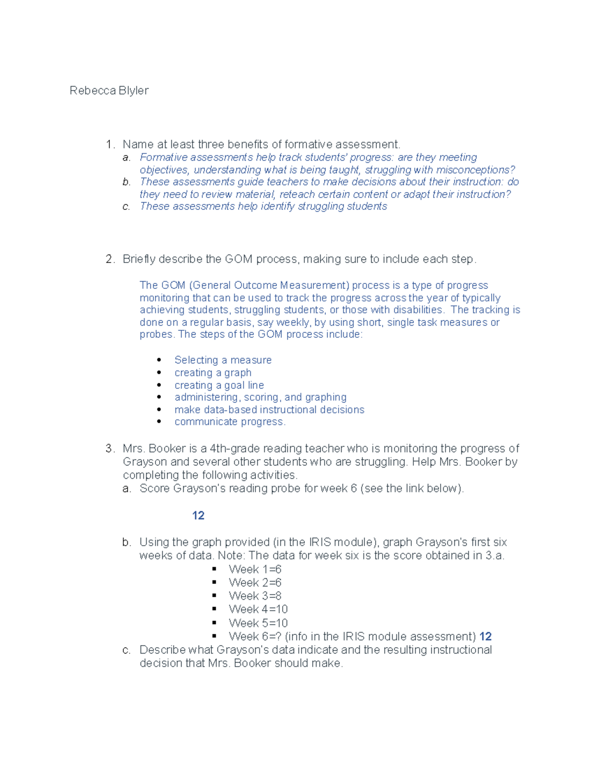 Identifying a Teaching Point During Guided Reading - Mrs