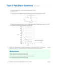 Physics Topic 5 Past Paper Questions MS