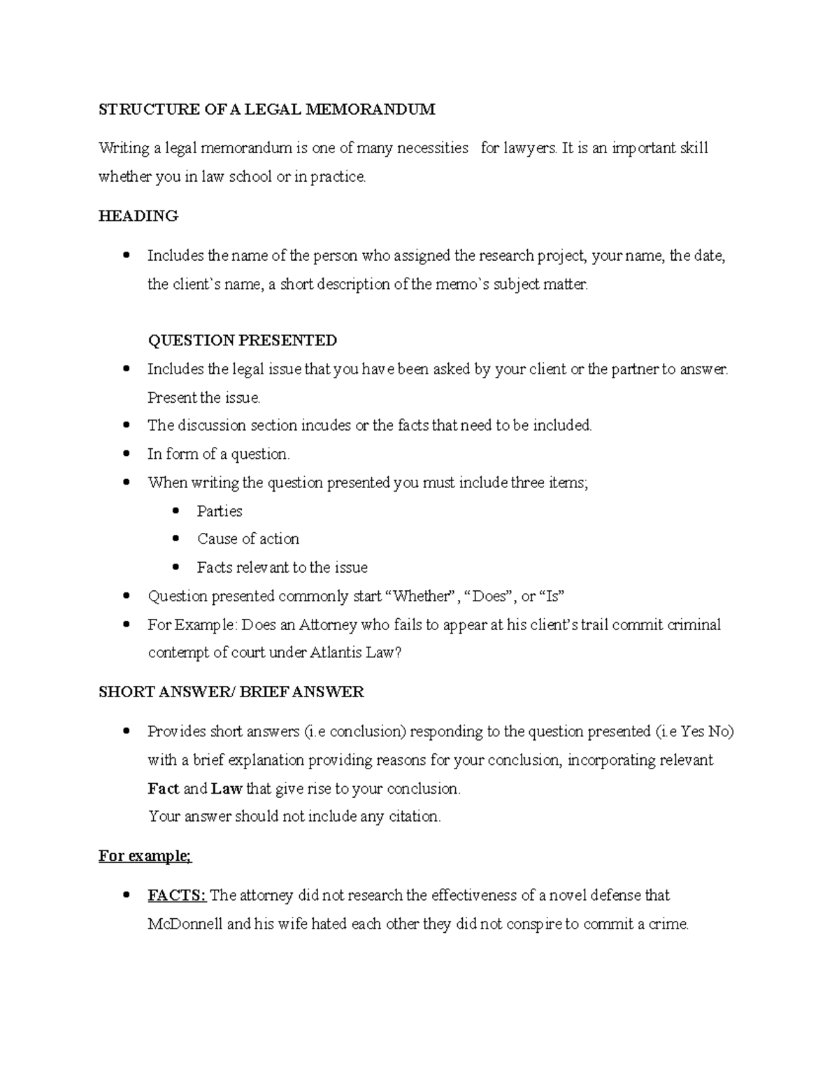 unit-5-structure-of-a-legal-memorandum-structure-of-a-legal