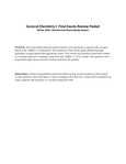 CHEM 1151K - GSU - Survey Of Chemistry I - Studocu