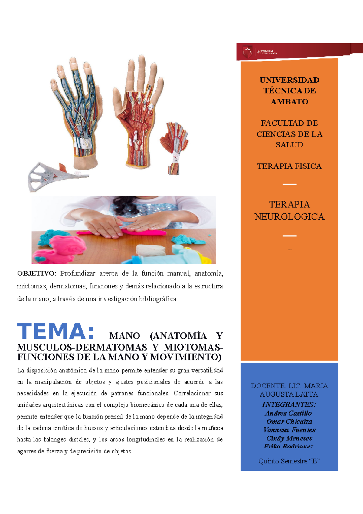 dermatomas mano