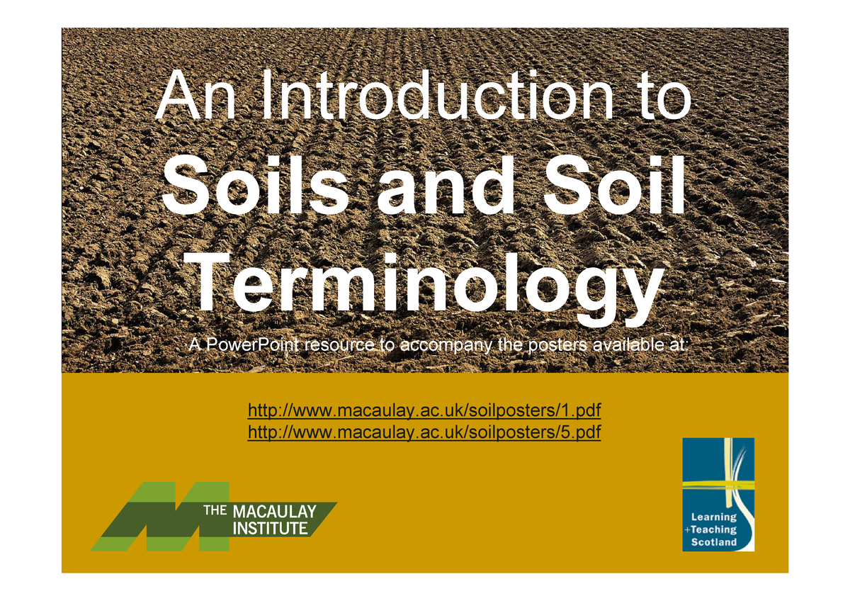 Soil Types And Conservation - An Introduction To Soils And Soil ...