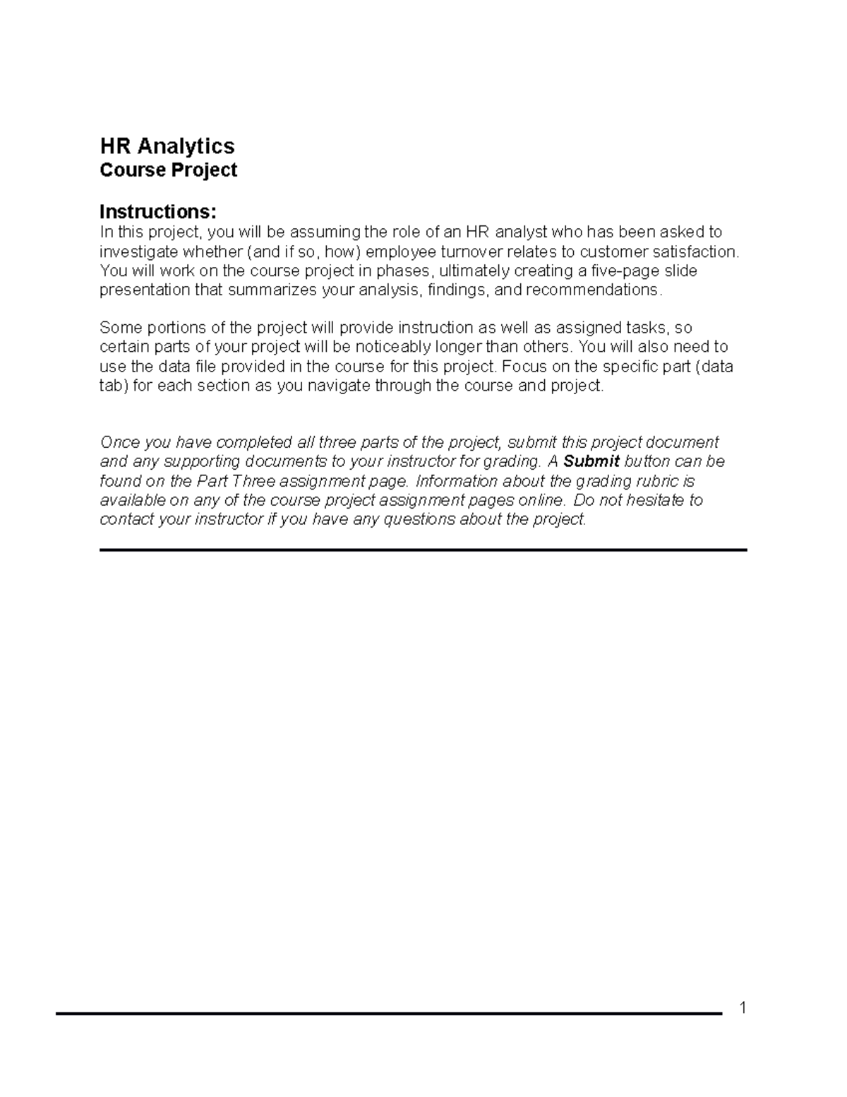 Course-project - Notes :) - HR Analytics Course Project Instructions ...