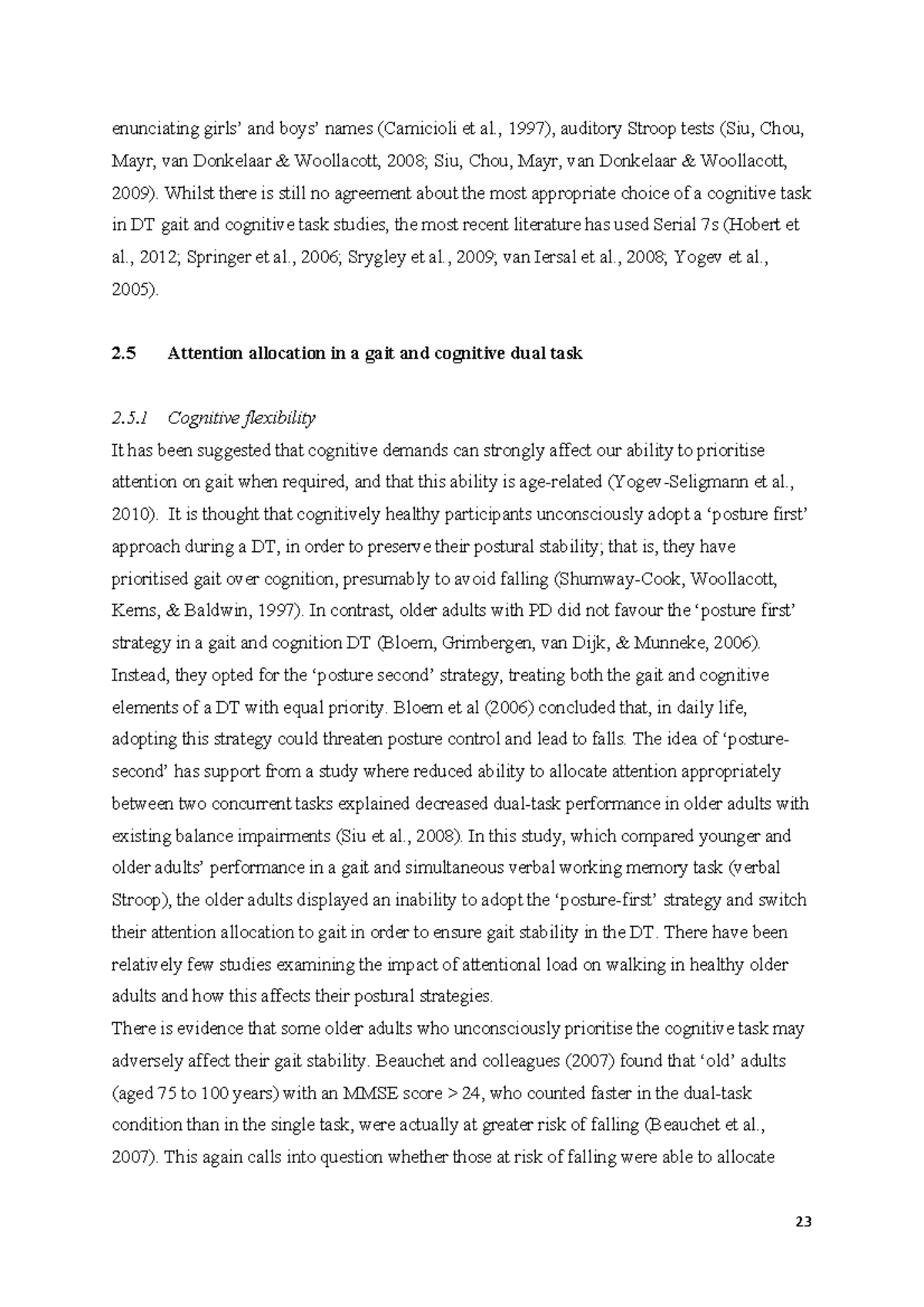 THE ROLE OF Executive Attention IN Healthy 7 - enunciating girls’ and ...