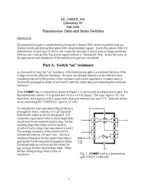 EE CMPEN 416 Lab Exp-4 - EE_CMPEN_ Laboratory Fall 2008 Oscillator ...