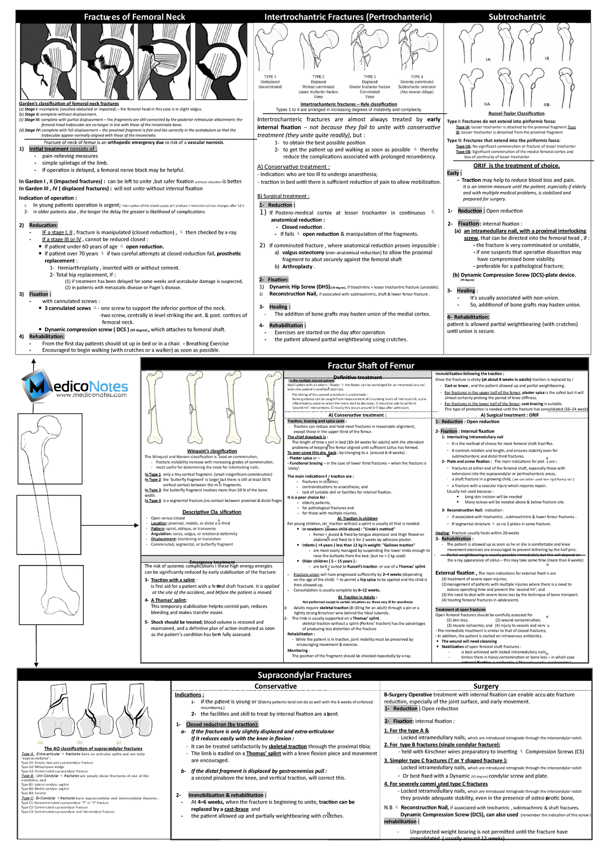 Fractures of Femur - Tugas - Fractu es of Femoral Neck Intertrochantric ...