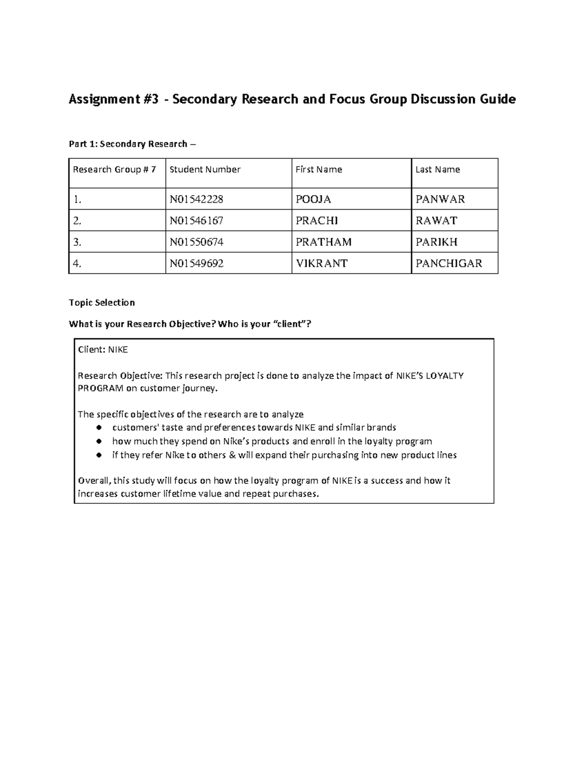 Assignment #3 - Secondary and FG Disc Guide - Assignment #3 - Secondary ...