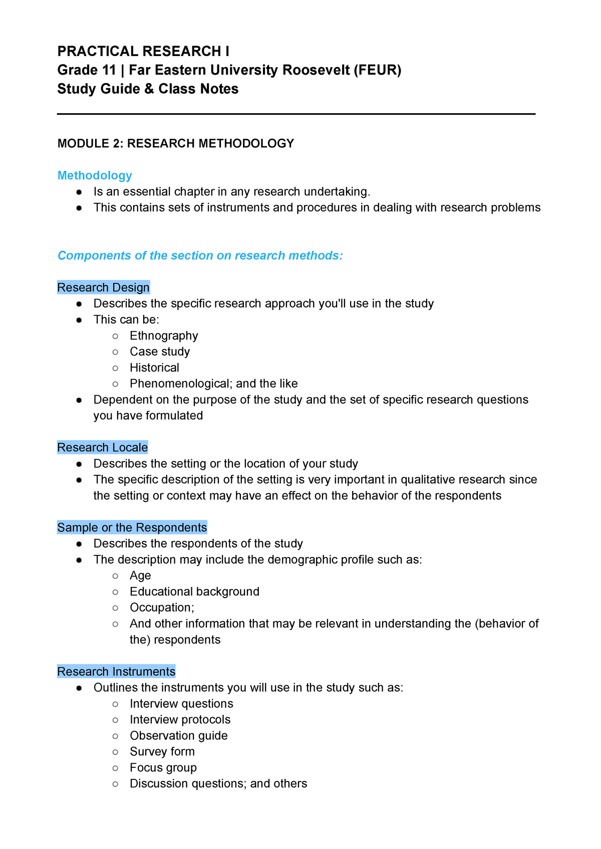 practical research topic grade 11