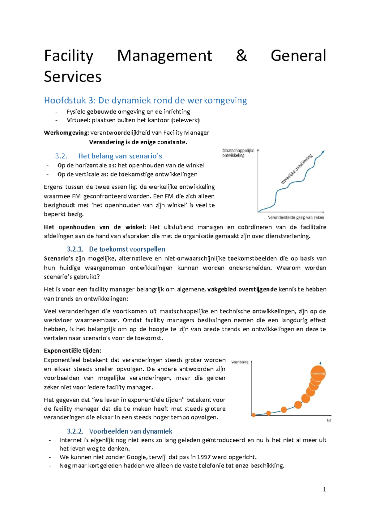 Facility Management Fundamentals 3-4 - Samenvatting (EHB) - Facility ...