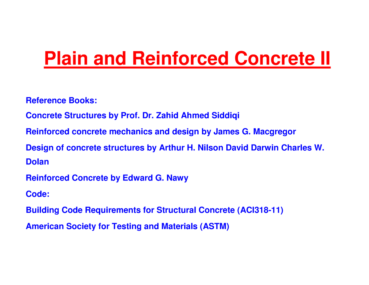 Two Way Column Supported Slabs - Plain And Reinforced Concrete II ...