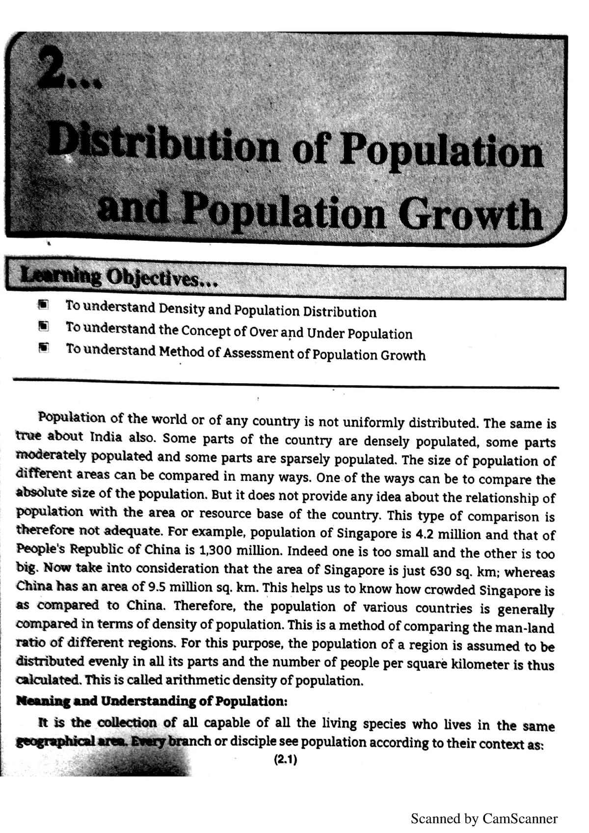 distribution-of-population-bba-studocu