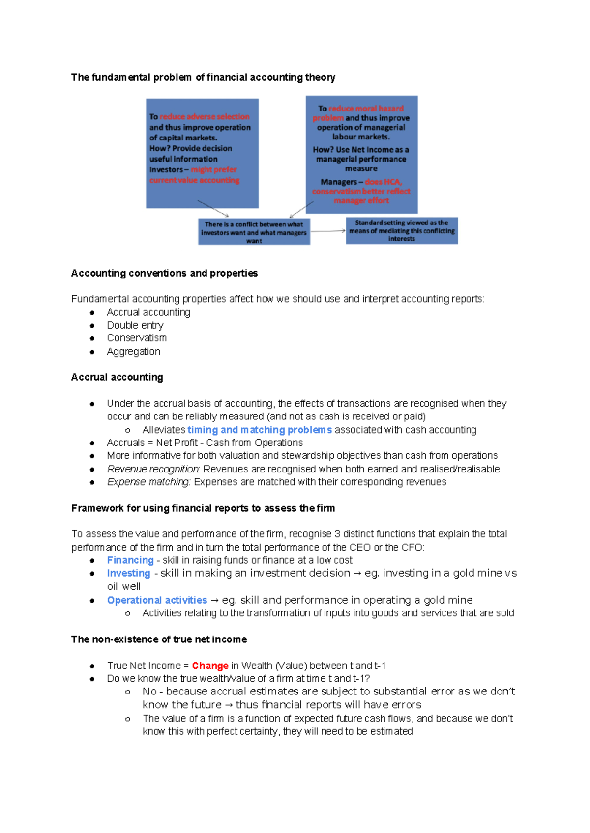 The fundamental problem of financial accounting theory - investing in a ...