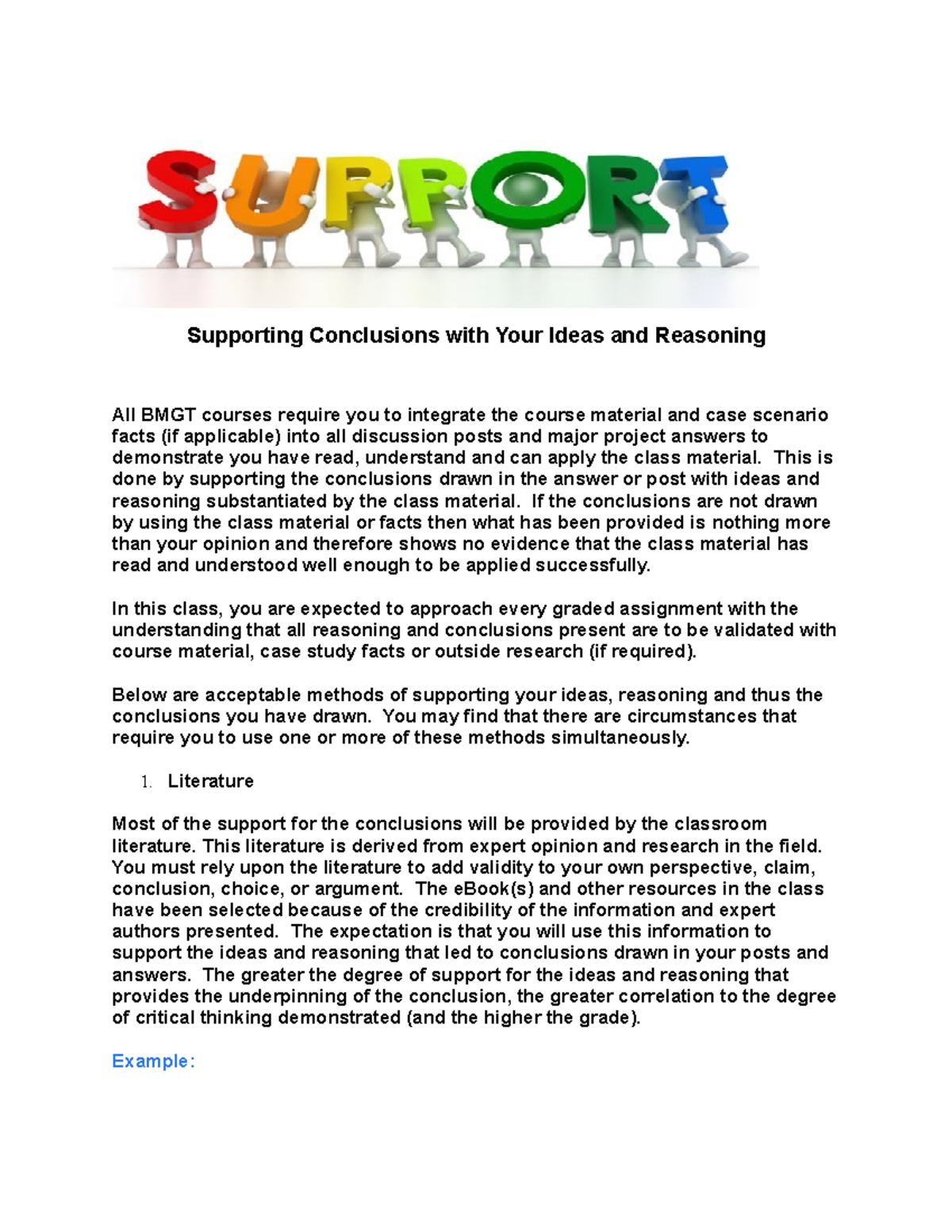 supporting-conclusions-with-your-ideas-and-reasoning-this-is-done-by