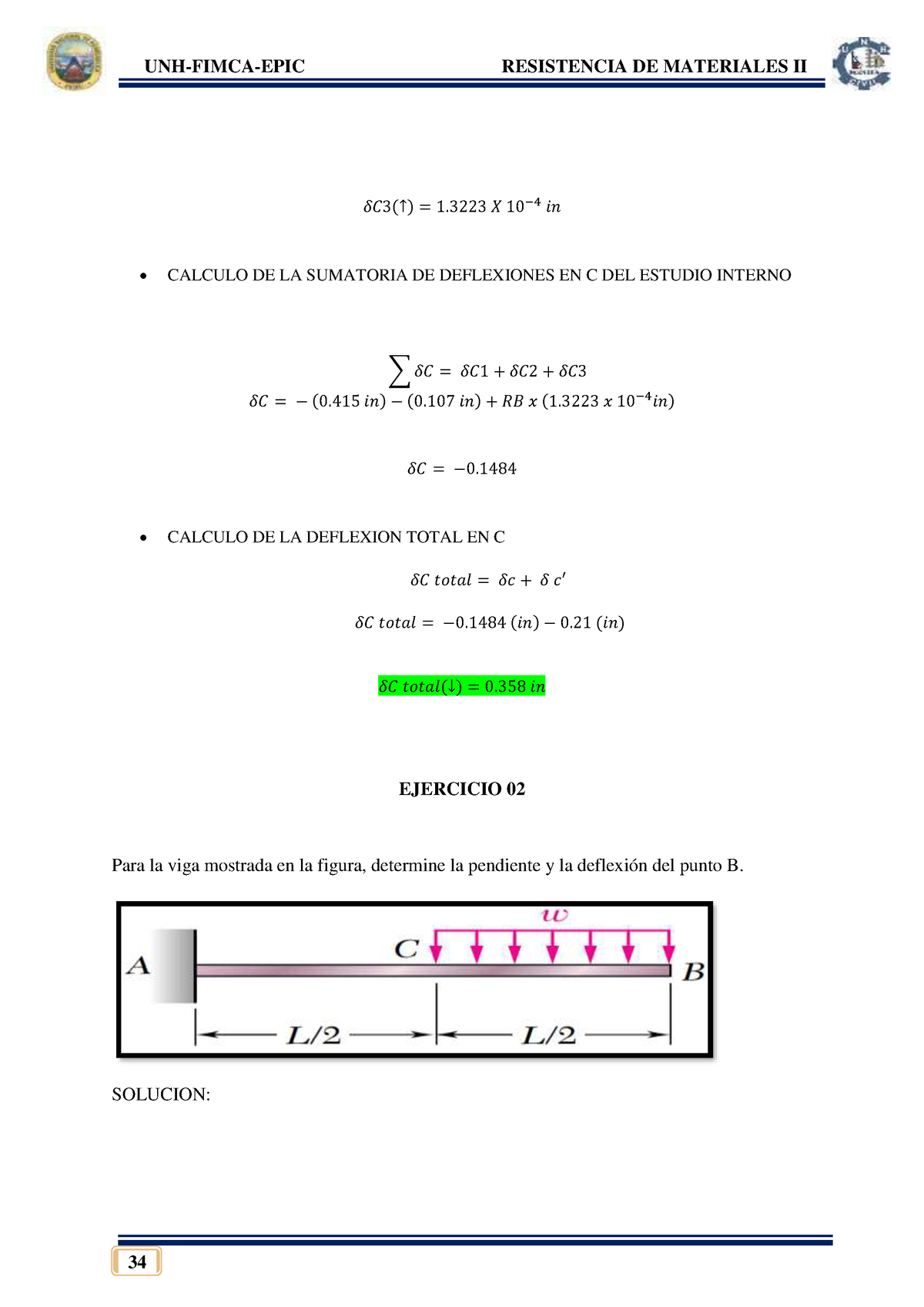 Metodo DE Superposicion - 𝗿ÿ3(↑)= 1. 3223 Ā 10−4 ÿĀ CALCULO DE LA ...