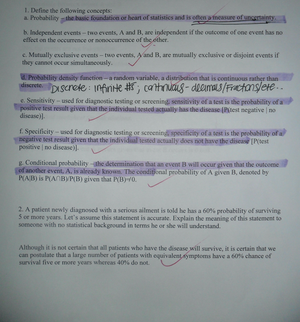 Chapter 3 Overview - Chapter 3 Notes – Lecture Overview Probability ...