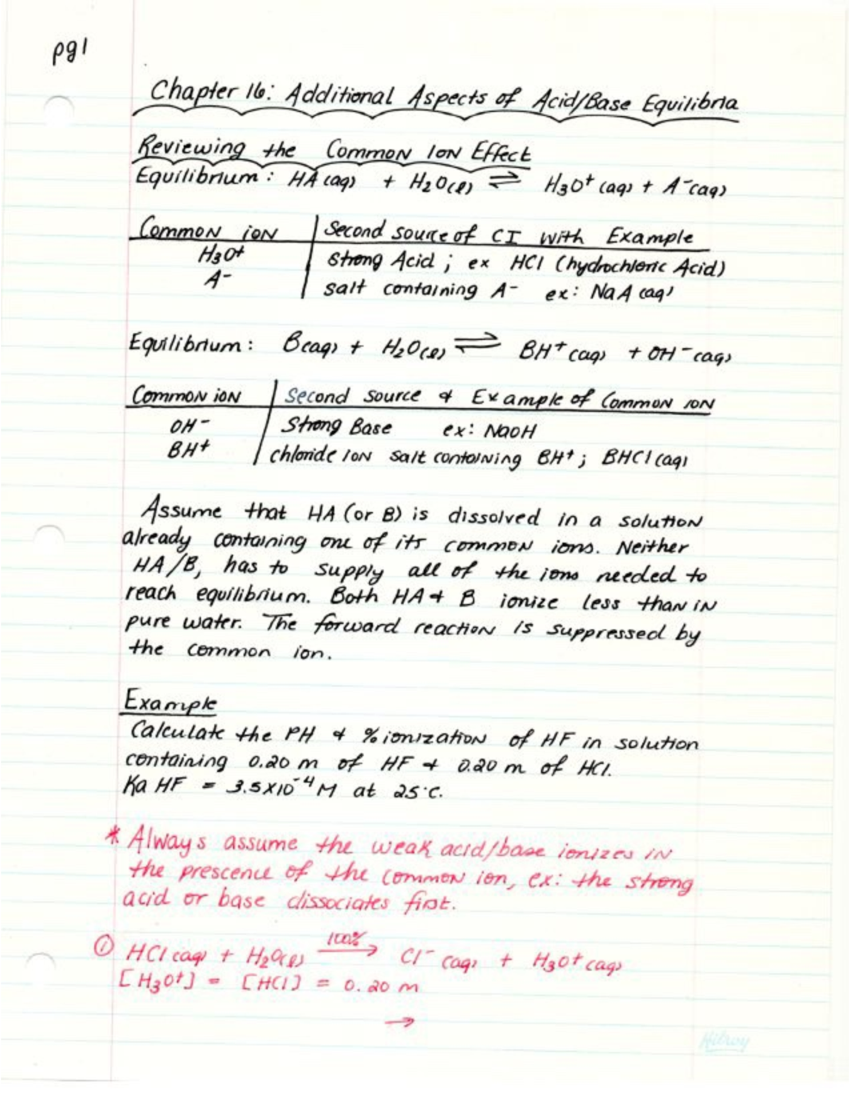 Chapter 16 Acids:Bases Part 2 - (’9’ Cha Er I65 4da’z'h‘aml .9 Cf: Of ...