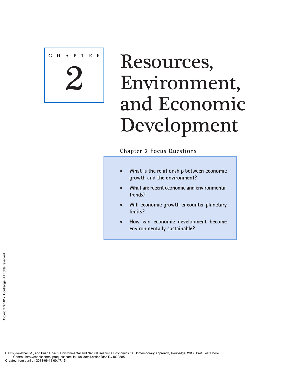 Jonathan M. Harris And Brian Roach, Environmental And Natural Resource ...