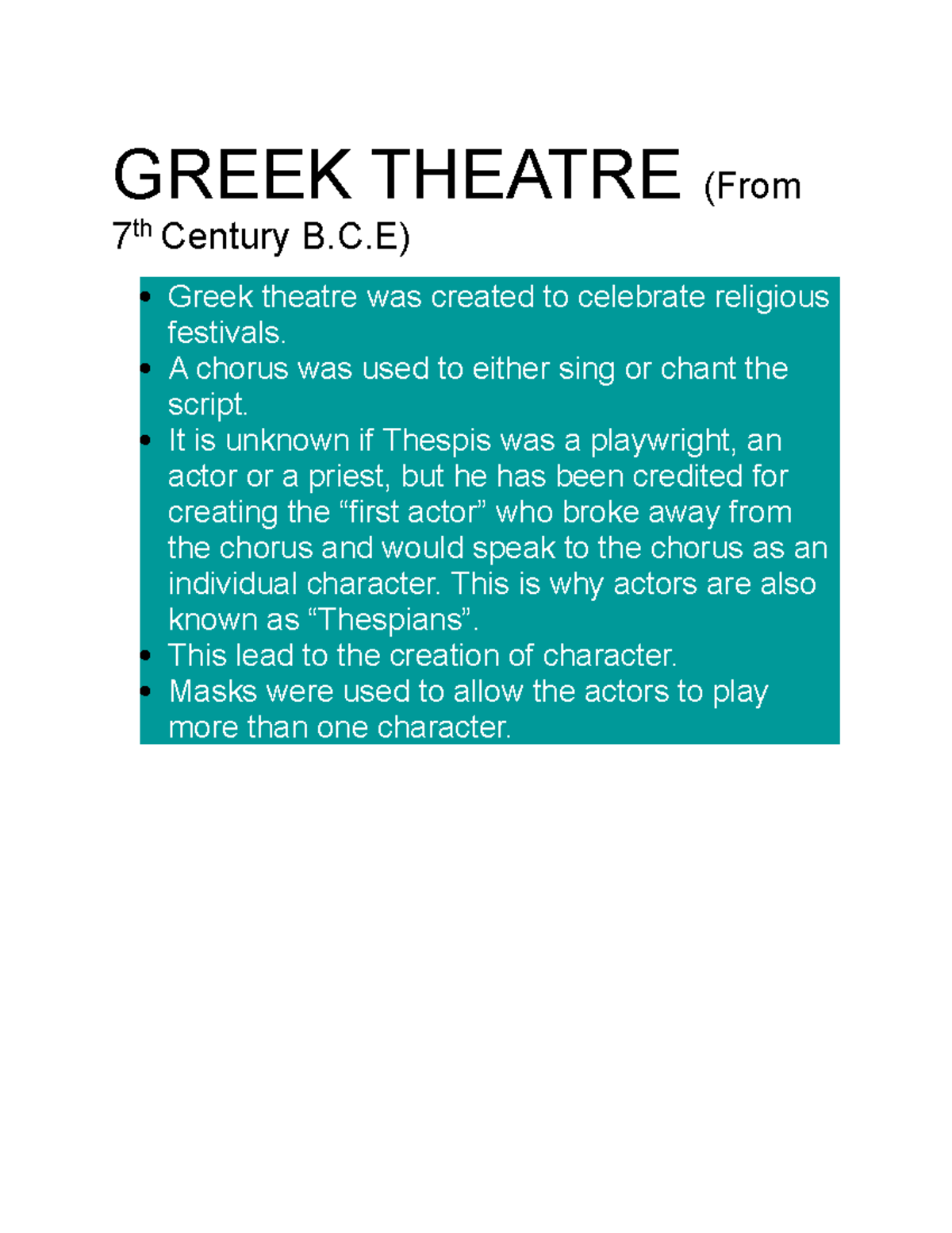 th-8-notes-greek-theatre-from-7-th-century-b-c-greek-theatre-was