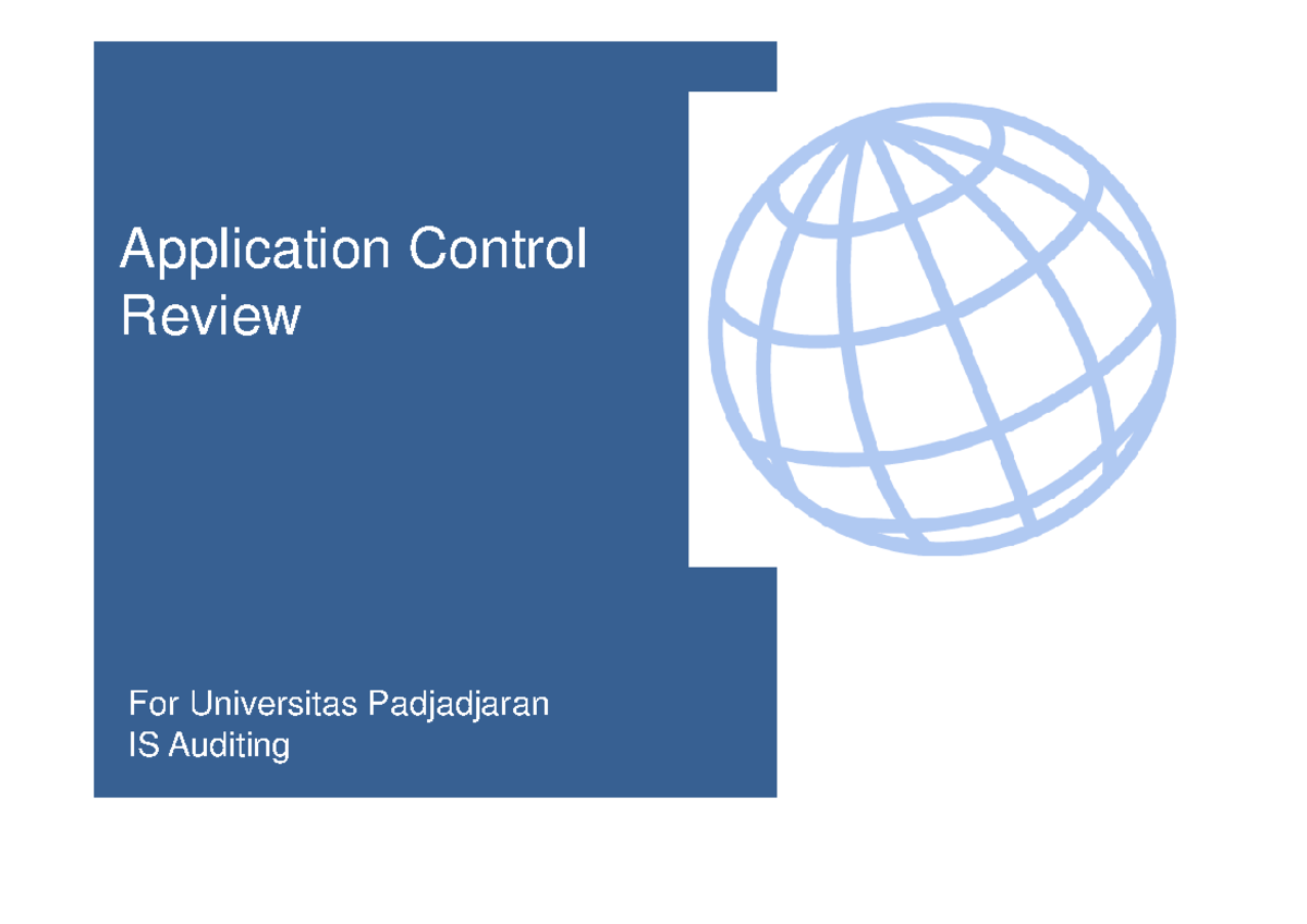Application Control Review Application Control Review For