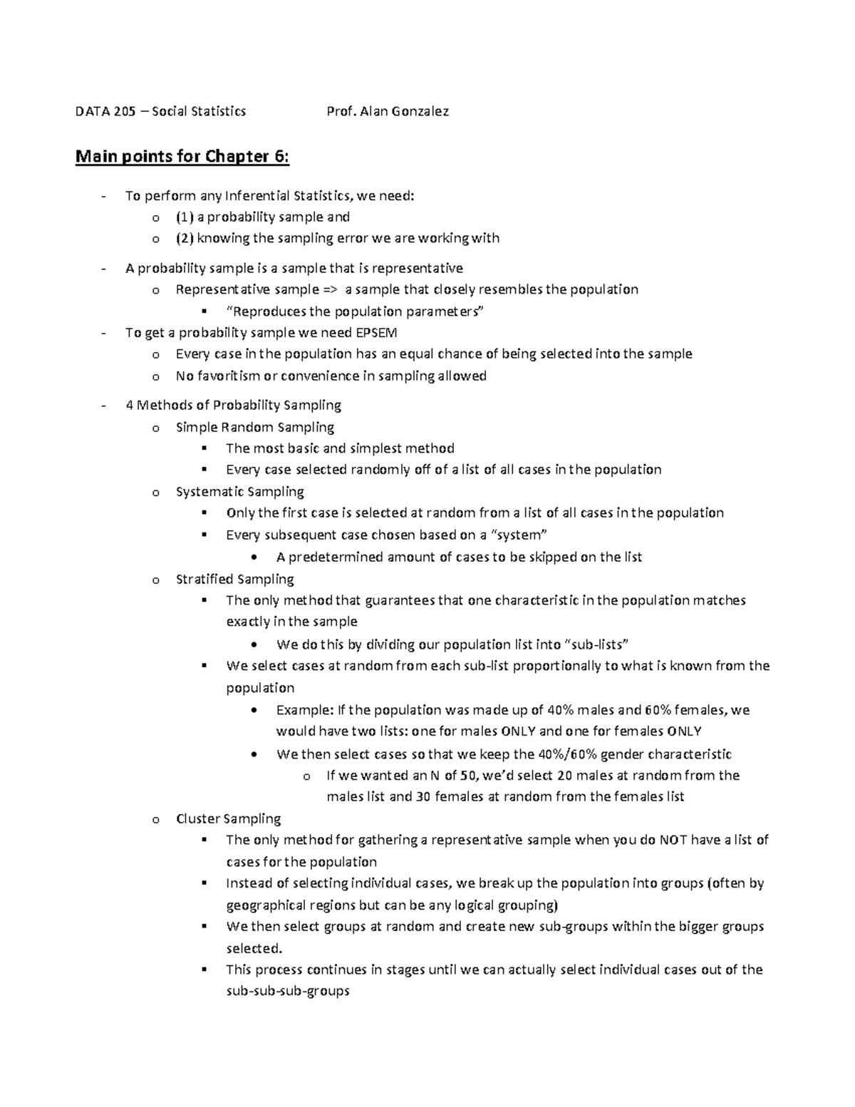 main-points-for-chapter-6-data-205-social-statistics-prof-alan