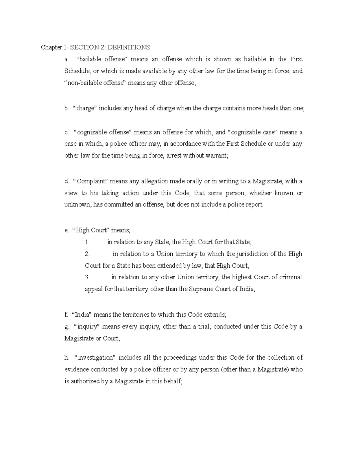 CRPC - Code of Criminal Procedure - Criminal Law - II - Christ ...