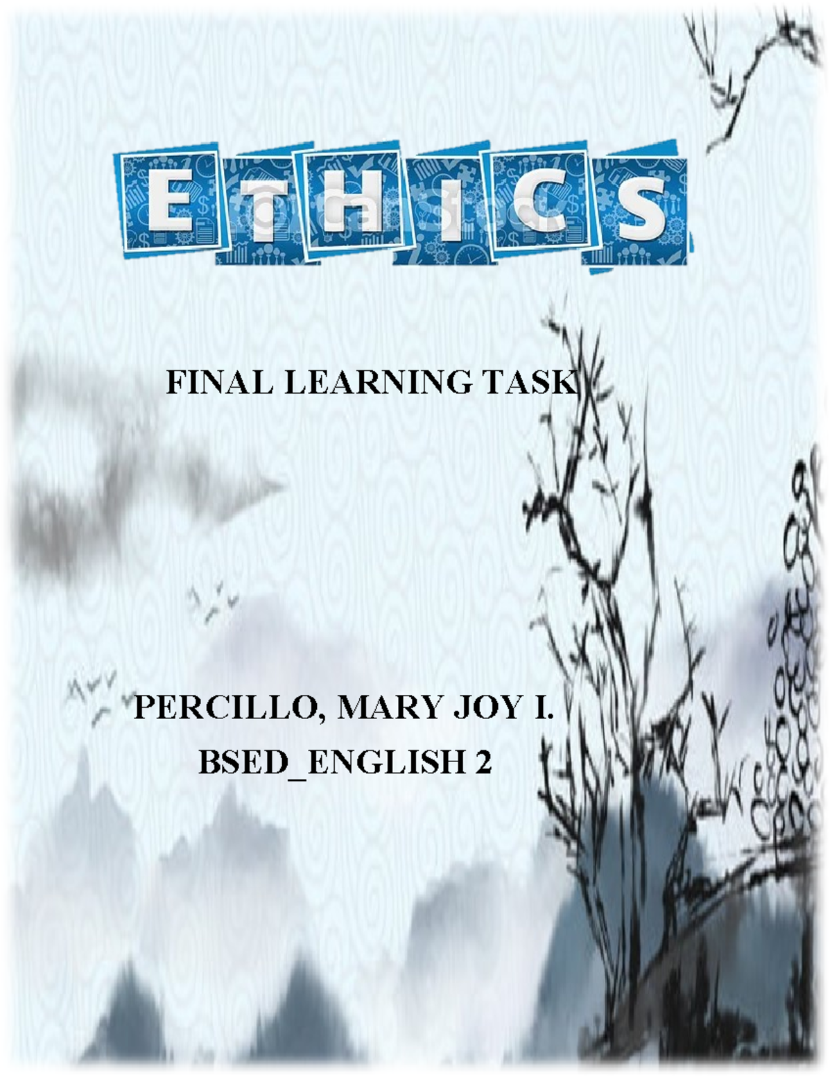 Final task - task - Bachelor of Science in Environmental Engineering ...