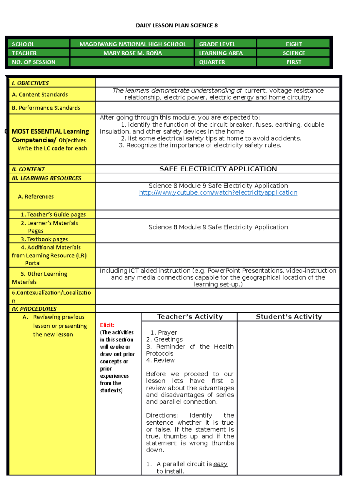 cot-1-final-t-lesson-plan-for-safe-electricity-application-daily