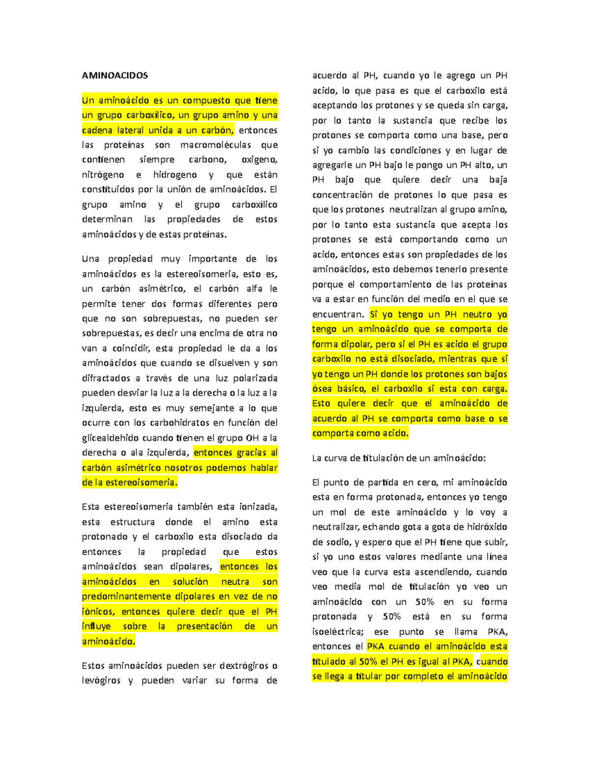 Cadenas laterales de los amino acidos para bajar de peso