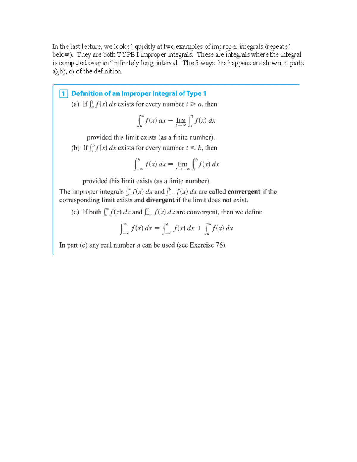 132 Spring 2017 Lecture 23 - In the last lecture, we looked quickly at ...