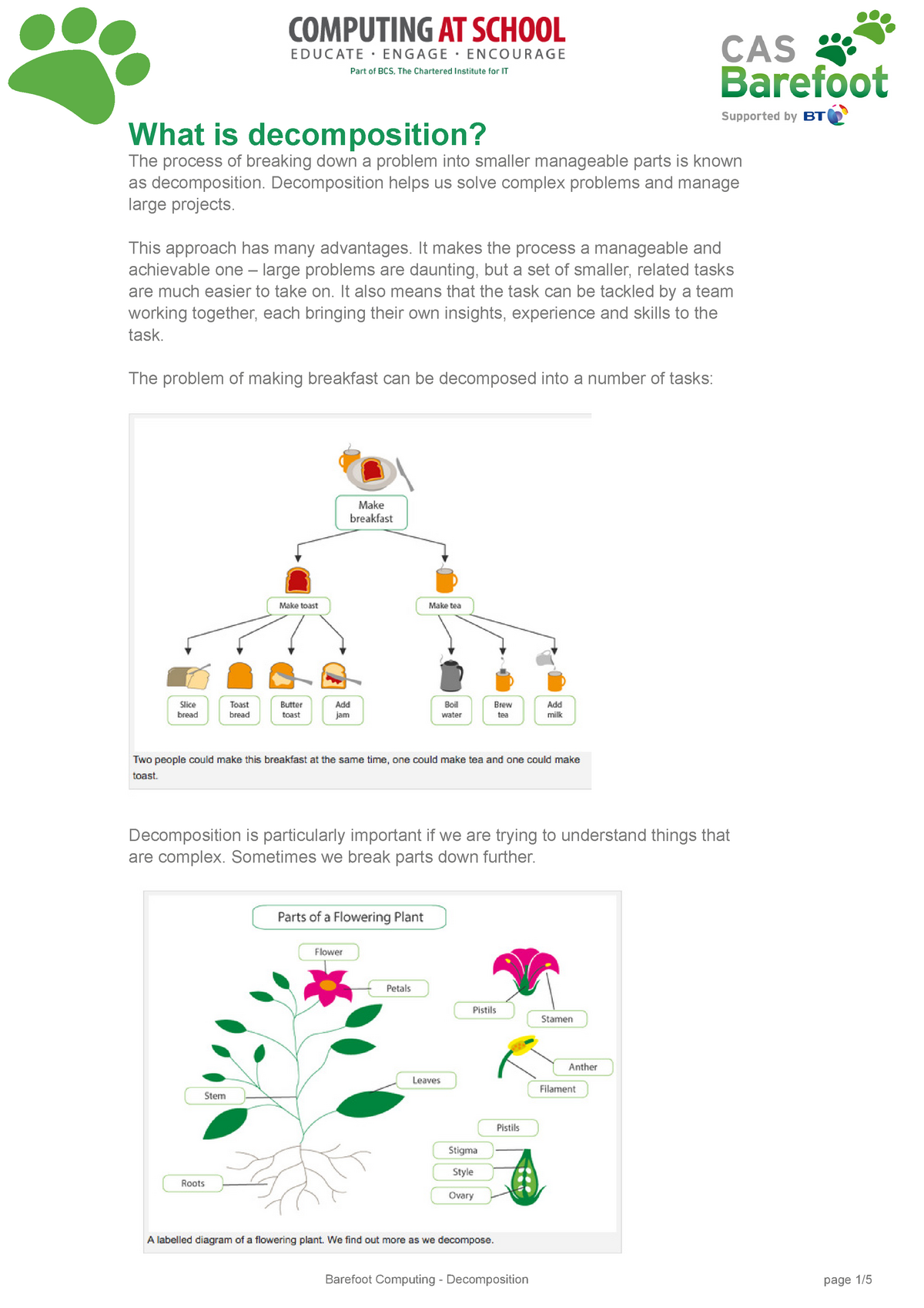 What Is Decomposition - Lecture Notes 3 - What Is Decomposition? The ...