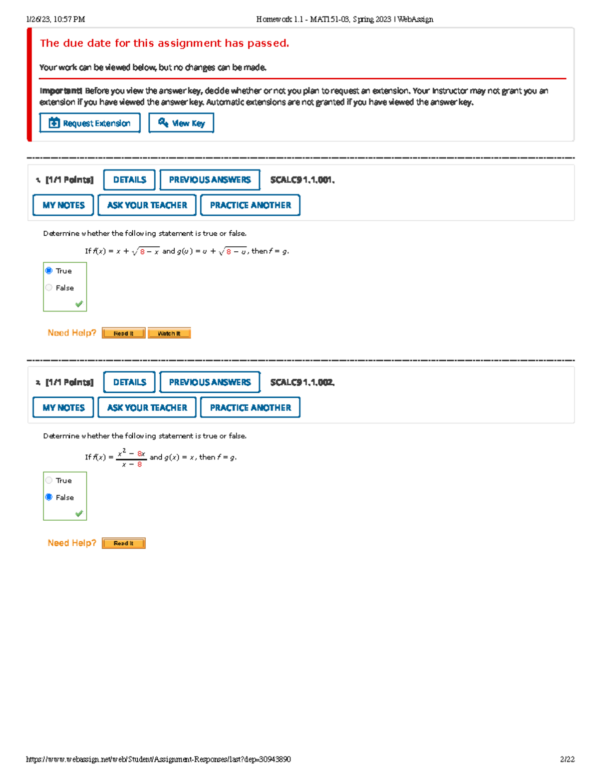 day #15 homework calculus