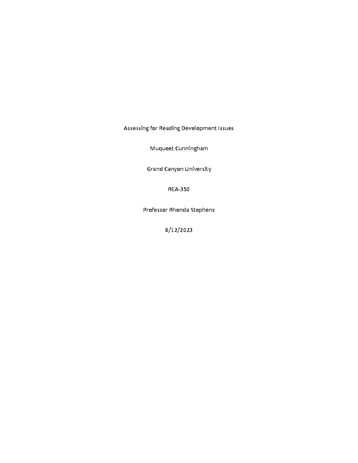 Assessing for Reading Development Issues - Screening and diagnostics ...