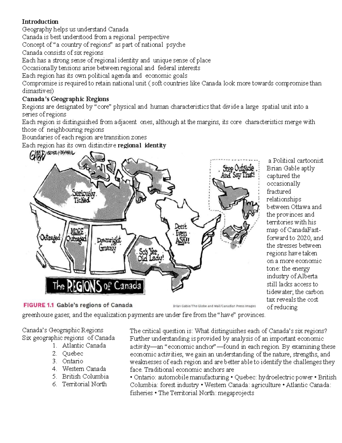Chapter 1 lecture notes - Introduction Geography helps us understand ...