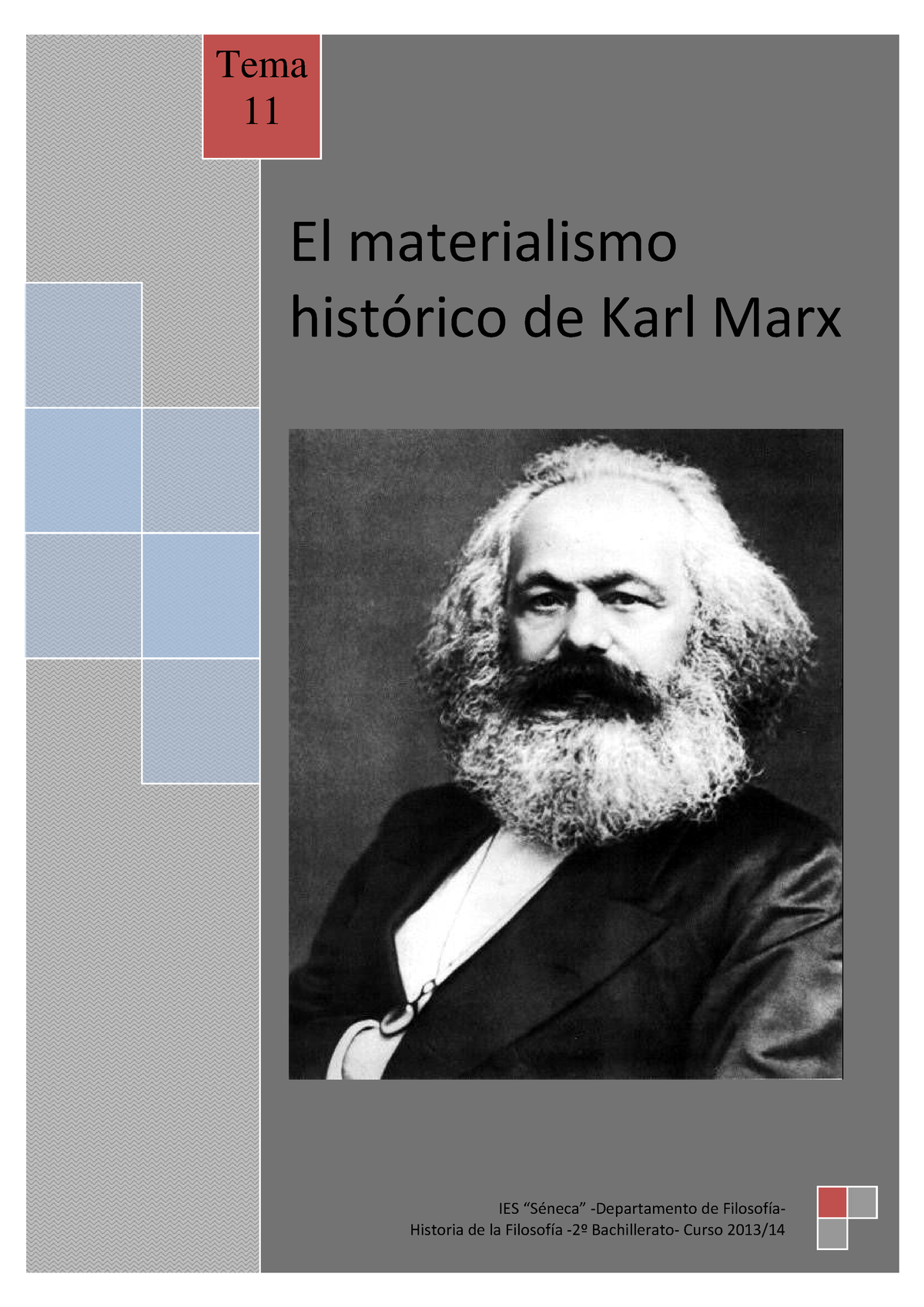 Marx Curso 13 14b Historia - El Materialismo Histórico De Karl Marx ...