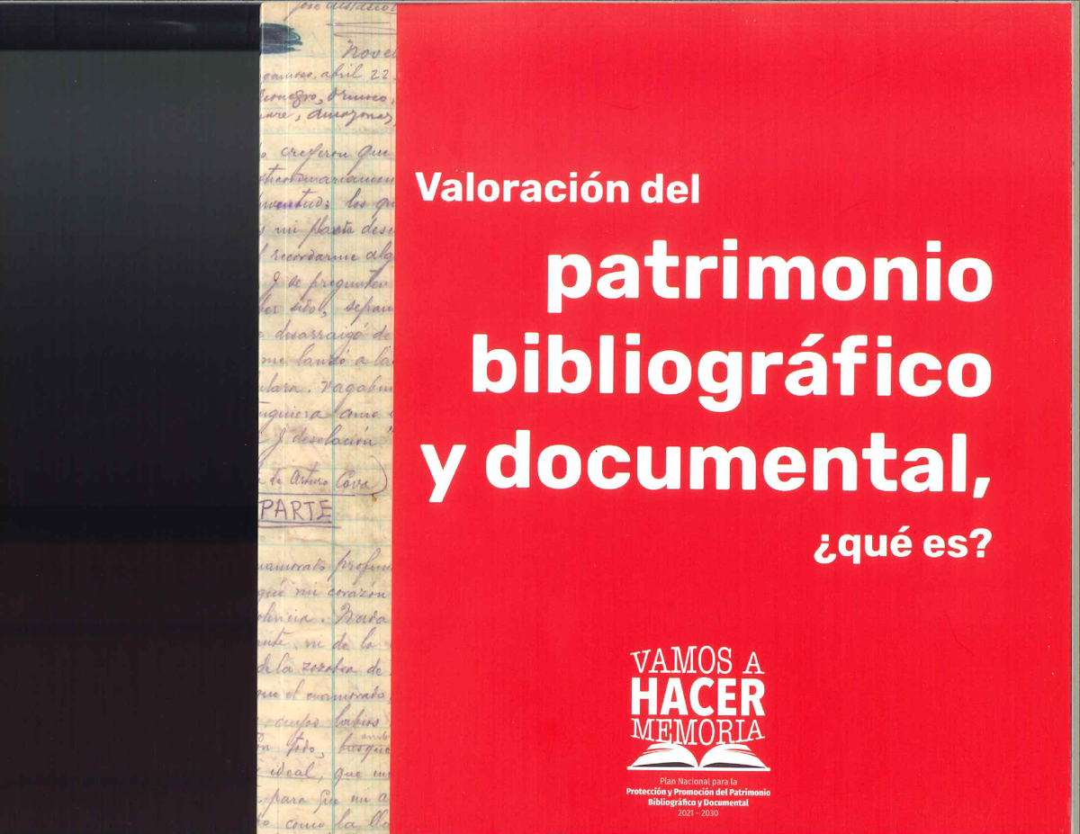 Valoración Patrimonio Bibliográfico Y Documental - Pensamiento Critico ...