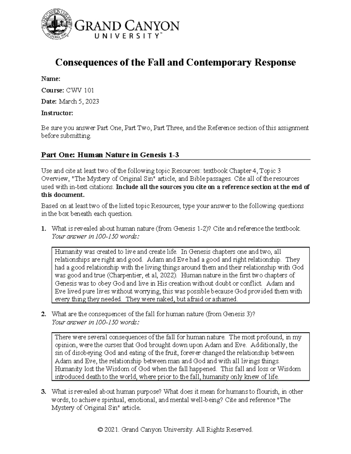 CWV 101 301 RS T3Conseq Of The Fall Contemporary Response Online ...