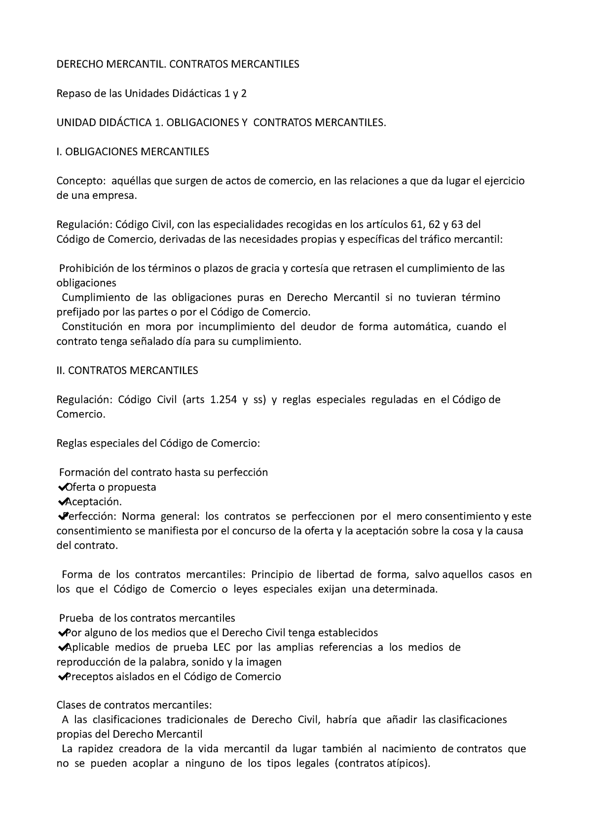 Derecho Mercantil. Contratos - Warning: TT: Undefined Function: 32 ...