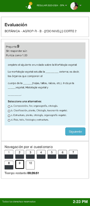 Cuestionario Prueba Sercop - Pregunta 1 ¿En Qué Tipo De Bienes Se ...